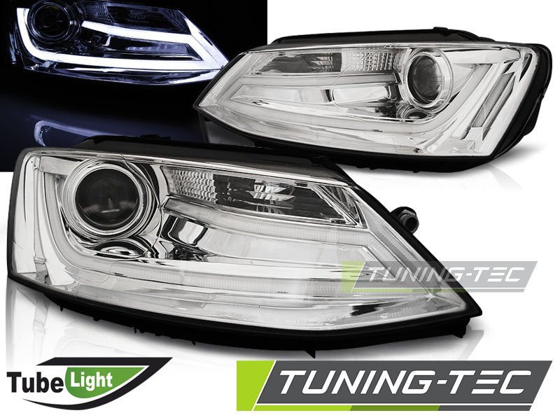 Faruri cu tube led pentru Volkswagen Jetta VI 01.2011- Tuning-Tec - LPVWK7
