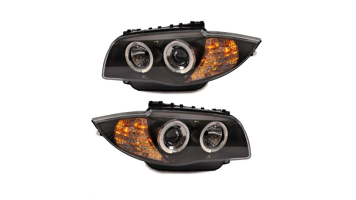 Faruri fata negre BMW Seria 1 E81 E82 E87 E88 - AM-HELBM0031