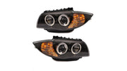 Faruri fata negre BMW Seria 1 E81 E82 E87 E88 - AM-HELBM0031