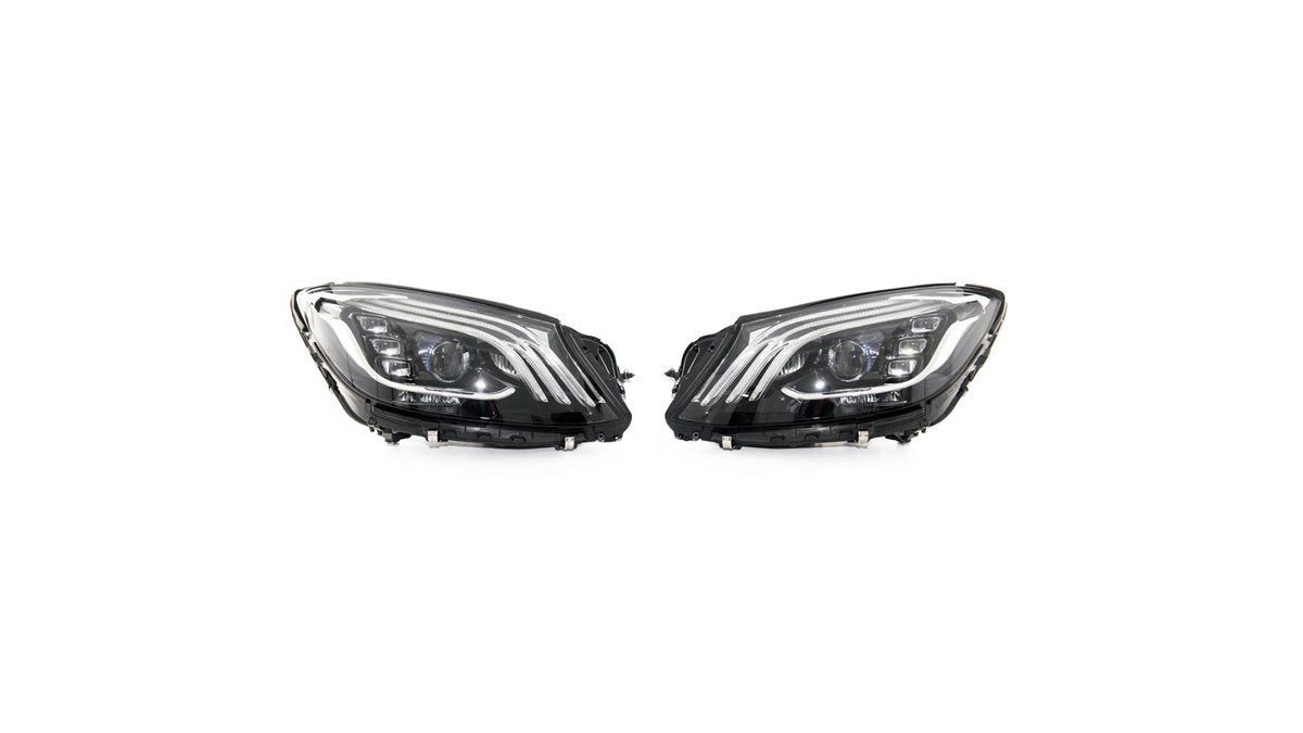 Faruri fata negre Mercedes-Benz Clasa S W222 - AM-HELMB0003