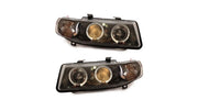 Faruri fata negre SEAT Toledo II / Leon, set stanga-dreapta - AM-HELSE0005