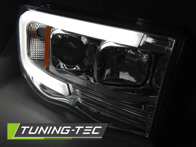 Faruri pentru Dodge Ram 02-06 Tube Light Chrome Tuning-Tec - LPDO15