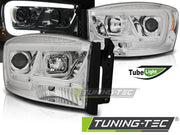 Faruri pentru Dodge Ram 06-08 Tube Light Negri Tuning-Tec - LPDO17