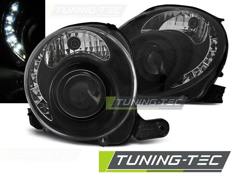 Faruri pentru Fiat 500 2007- Tuning-Tec - LPFI24