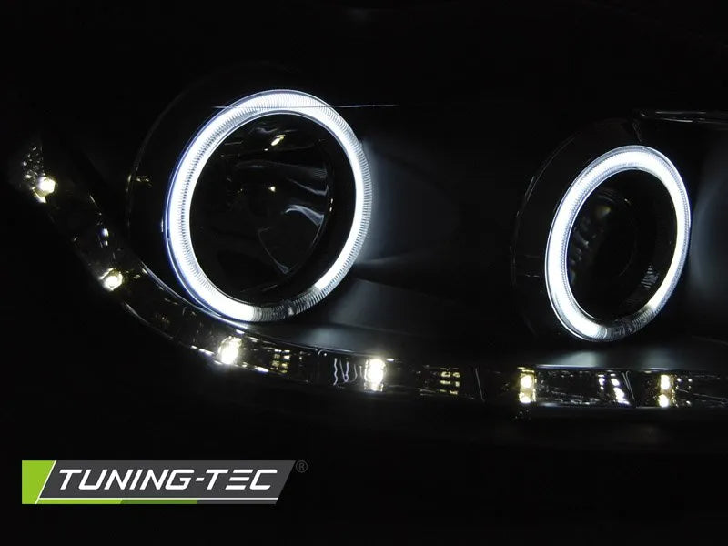 Faruri pentru Ford Focus II 02.08-10 Angel Eyes CCFL Tuning-Tec - LPFO83