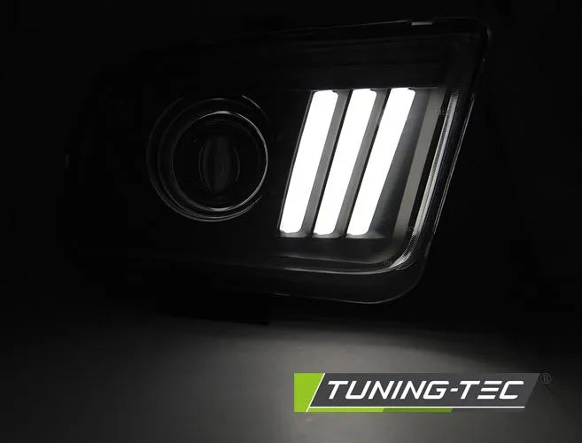 Faruri pentru Ford Mustang 04-09 Tube Light Negri Tuning-Tec - LPFO75