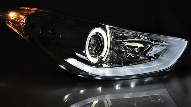 Faruri pentru Hyundai Elantra 11.2010- Chrome Tuning-Tec - LPHU08
