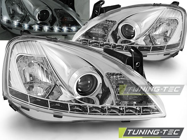 Faruri pentru Opel Corsa C 11.2000-09.2006 Tuning-Tec - LPOP43