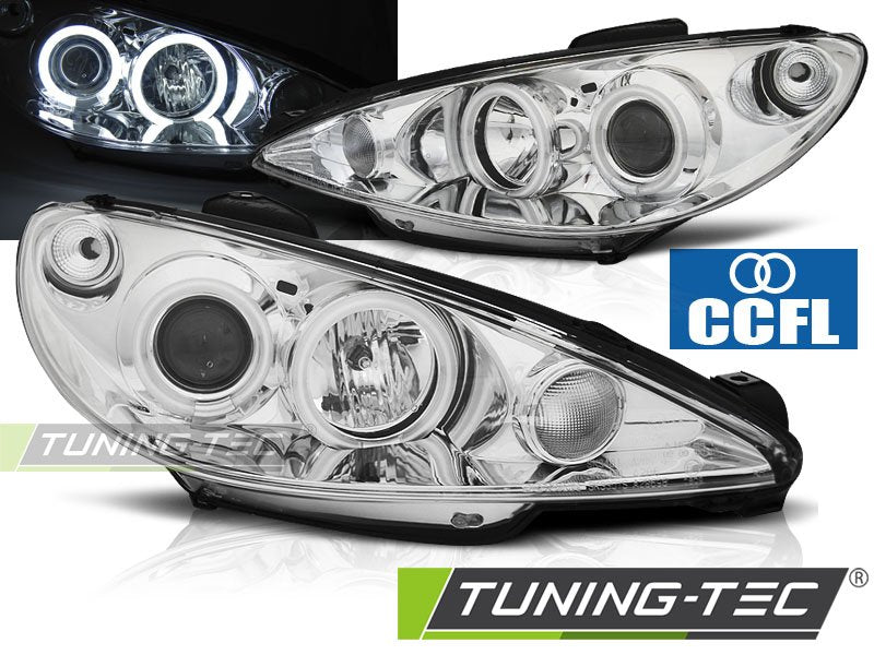 Faruri pentru Peugeot 206 02- Tuning-Tec - LPPE28