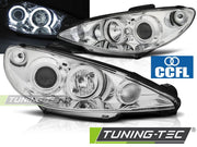 Faruri pentru Peugeot 206 02- Tuning-Tec - LPPE28