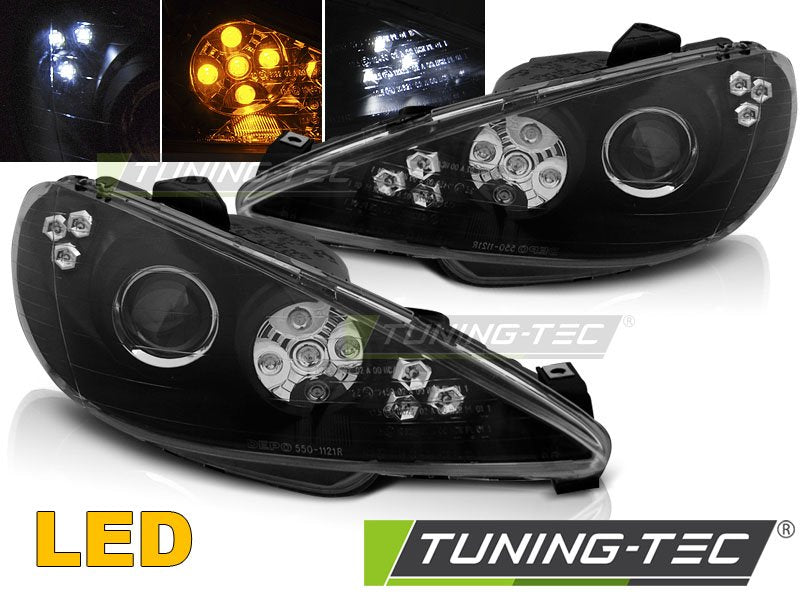 Faruri pentru Peugeot 206 Tuning-Tec - LPPE51