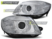 Faruri pentru Skoda Fabia 07-03.10 , Roomster 06-03.10 Chrom Tuning-Tec - LPSK14
