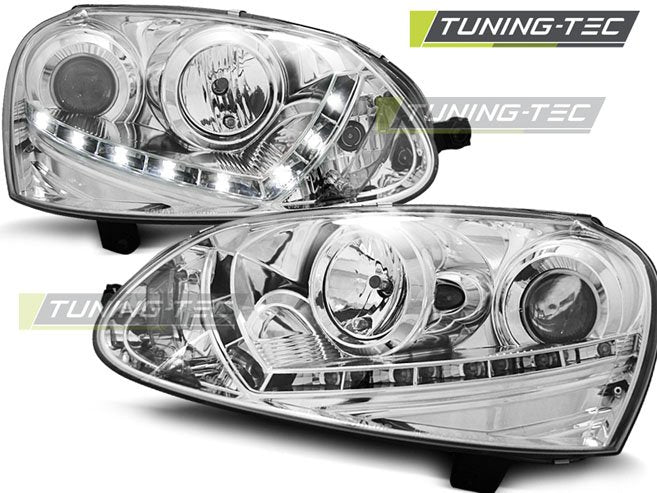 Faruri pentru VOLKSWAGEN GOLF V 2003-2008 Tuning-Tec - LPVWD2
