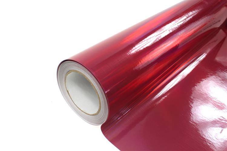 Folie Auto Car Wrap Rosu Holo 1,52x30m pentru Colantare Integrala Caroserie - FL-A035