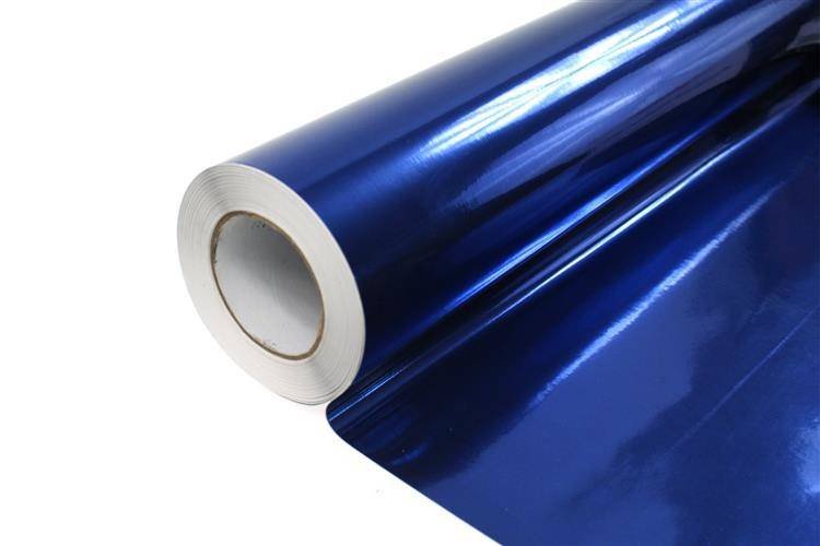 Folie auto car wrapping Blue Chrome 1.52x30m pentru caroserie, decor si tuning auto - FL-6625