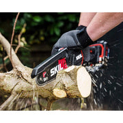 0512 CA Fierastrau electric (mini drujba), Brushless, 20V, lama 15cm, doar corpul, Skil Red GS1E0512CA
