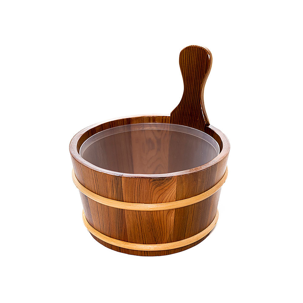 Galeata lemn cedru rosu sauna Waincris Lux 4 litri UA-1R