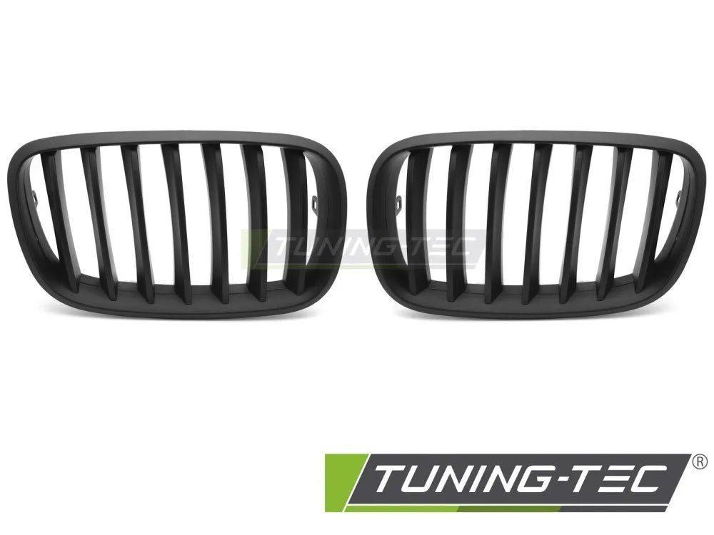 Griile MATT BLACK pentru BMW X5 E70 07-13 / X6 E71 08-14 - GRBMO7