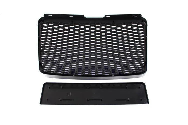Grila Audi A6 C6 Facelift RS Style argintiu mat-negru - PP-GR-055