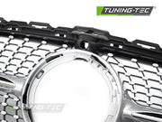 Grila DIAMOND ARGINTIU CROM pentru MERCEDES W205 18-21 / ... - GRME78