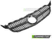 Grila DIAMOND ARGINTIU CROM pentru MERCEDES W205 18-21 / ... - GRME78