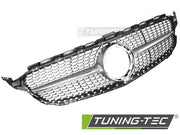 Grila DIAMOND ARGINTIU CROM pentru MERCEDES W205 18-21 / ... - GRME79