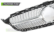 Grila DIAMOND ARGINTIU CROM pentru MERCEDES W205 18-21 / ... - GRME79