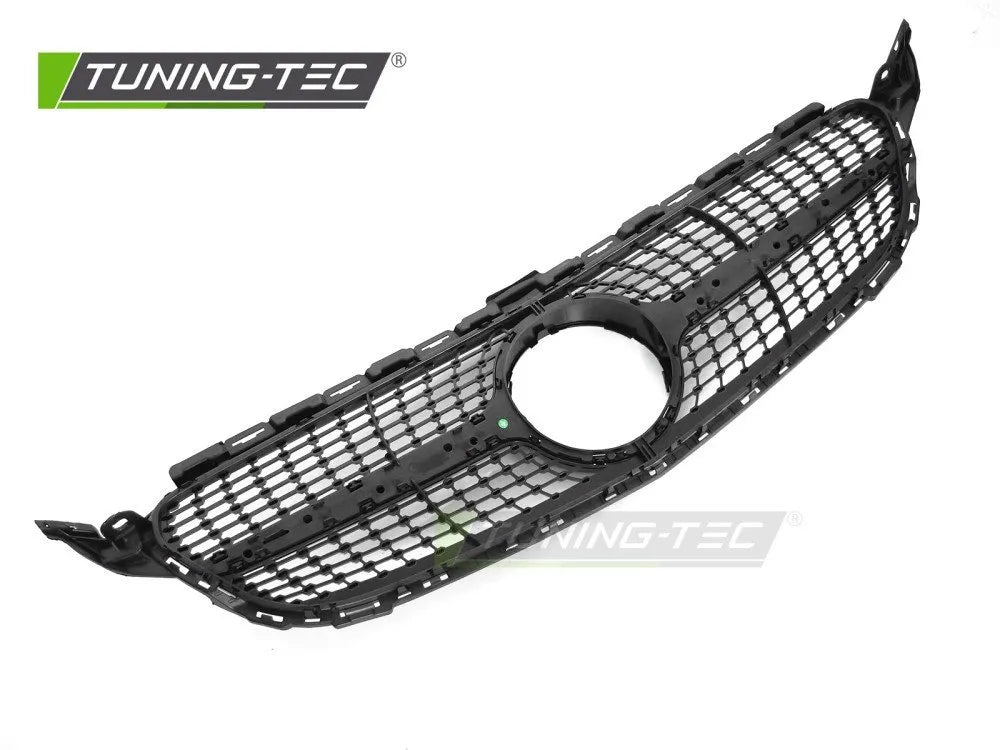 Grila DIAMOND NEGRU CROM pentru MERCEDES W205 14-18 / S205 14-18 / ... - GRME75