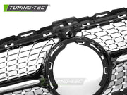Grila DIAMOND NEGRU CROM pentru MERCEDES W205 18-21 / S205 18-21 / ... - GRME76