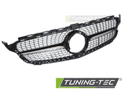Grila DIAMOND NEGRU CROM pentru MERCEDES W205 18-21 / S205 18-21 / ... - GRME77