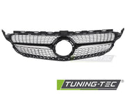 Grila DIAMOND NEGRU CROM pentru MERCEDES W205 18-21 / S205 18-21 / ... - GRME77