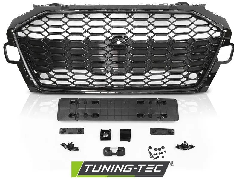 Grila GLOSSY BLACK SPORT PDC pentru AUDI A4 B9 20- - GRAU80