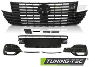 Grila GLOSSY BLACK cu locas emblema si elemente bara pentru VW T6.1 20 - GRVW34