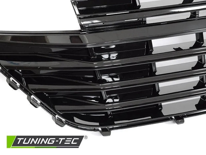 Grila GLOSSY BLACK cu locas emblema si elemente bara pentru VW T6.1 20 - GRVW34