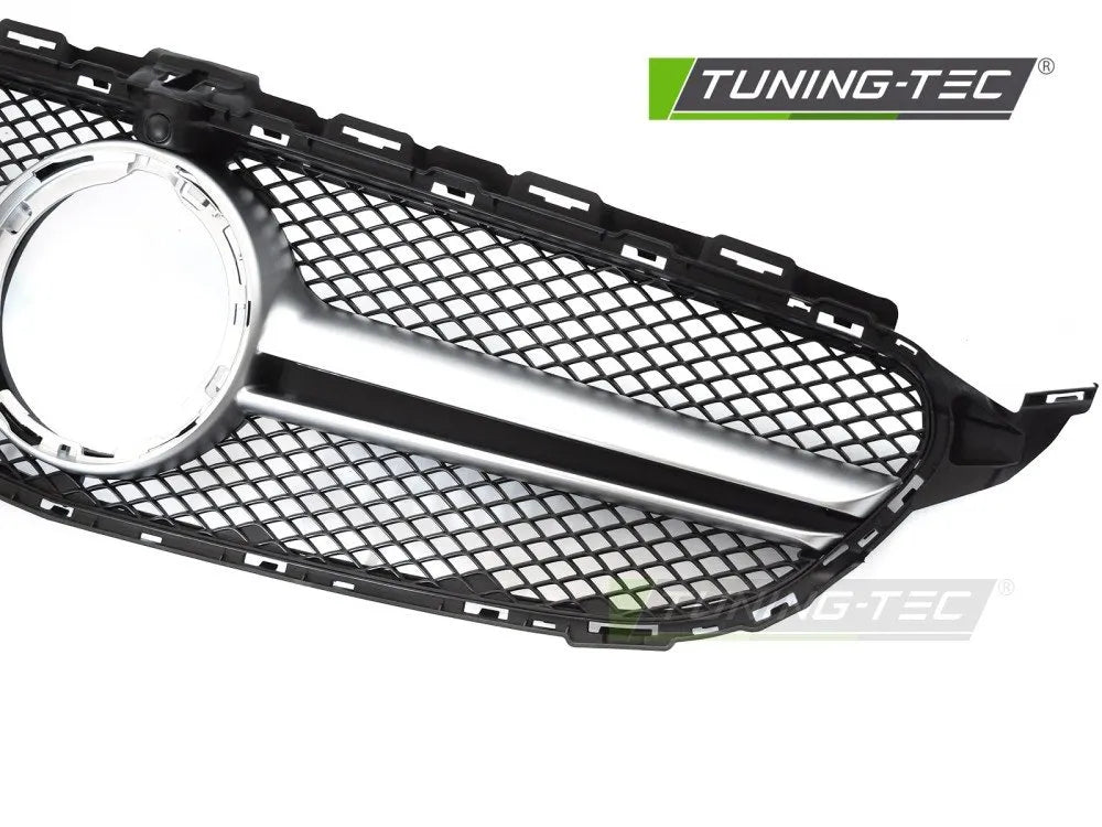 Grila NEGRU ARGINTIU pentru MERCEDES W205 18-21 / S205 18-21 / ... - GRME82