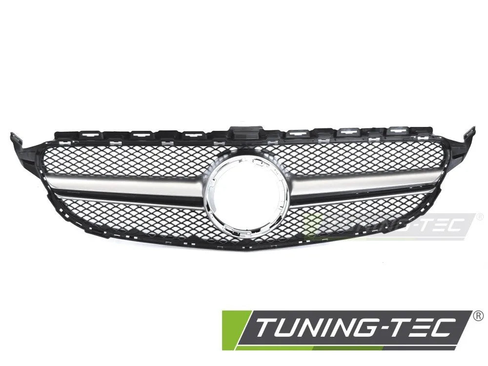 Grila NEGRU ARGINTIU pentru MERCEDES W205 18-21 / S205 18-21 / ... - GRME83