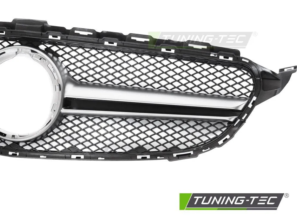 Grila NEGRU ARGINTIU pentru MERCEDES W205 18-21 / S205 18-21 / ... - GRME83