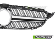 Grila NEGRU ARGINTIU pentru MERCEDES W205 18-21 / S205 18-21 / ... - GRME83