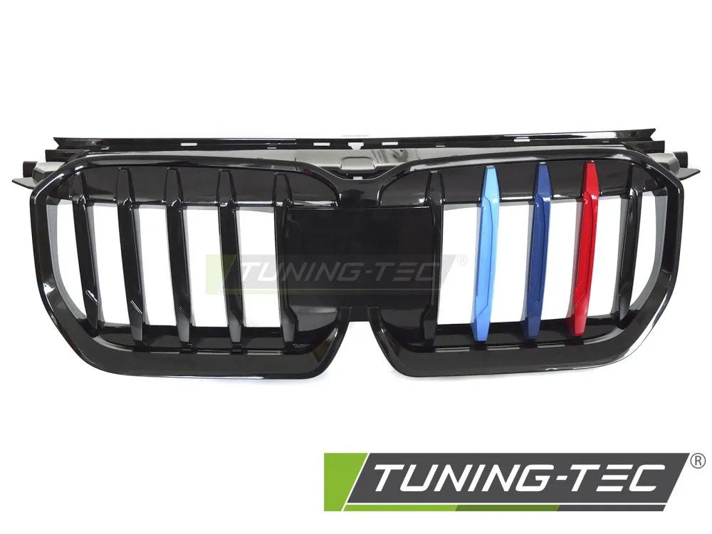 Grila NEGRU LUCIOS TRI-COLOUR pentru BMW X1 U11 22- - GRBMV1