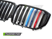 Grila NEGRU LUCIOS TRI-COLOUR pentru BMW X5 G05 LCI 23- - GRBMY4