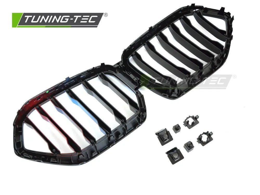 Grila NEGRU LUCIOS TRI-COLOUR pentru BMW X6 G06 19-23 - GRBMZ2