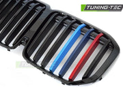 Grila NEGRU LUCIOS TRI-COLOUR pentru BMW X7 G07 LCI 22- - GRBN01
