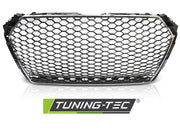 Grila Neagra cu crom RS Style pentru Audi A4 B9 2015- Tuning-Tec - GRAU49