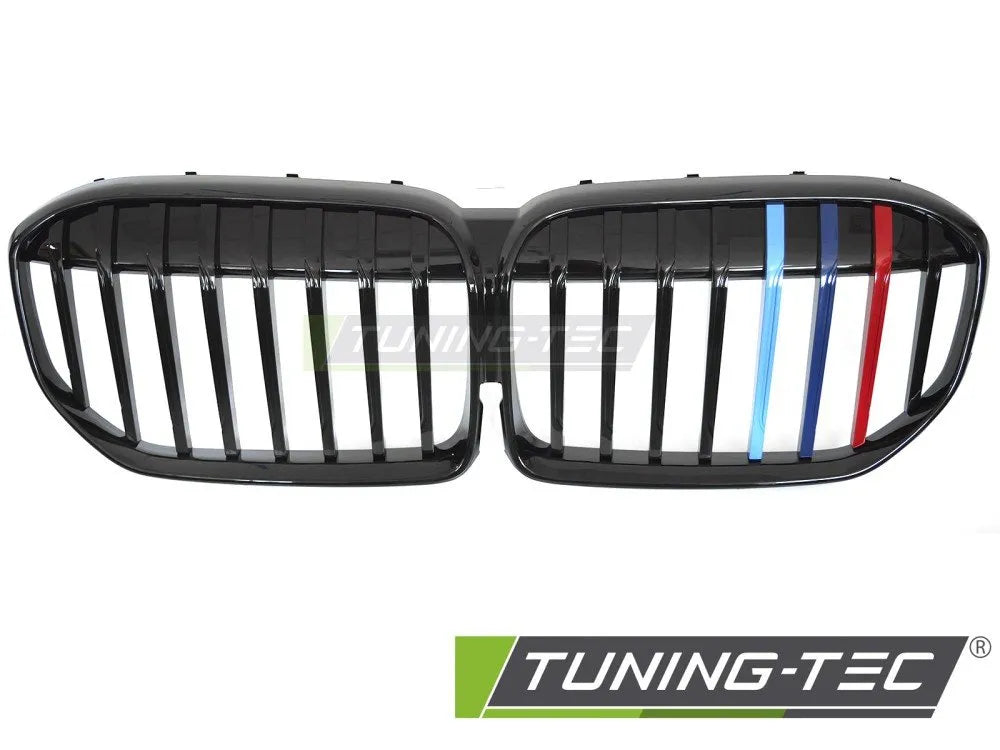 Grila Negru Lucios TRI-COLOUR pentru BMW G11 / G12 LCI 19-22 - GRBMO0