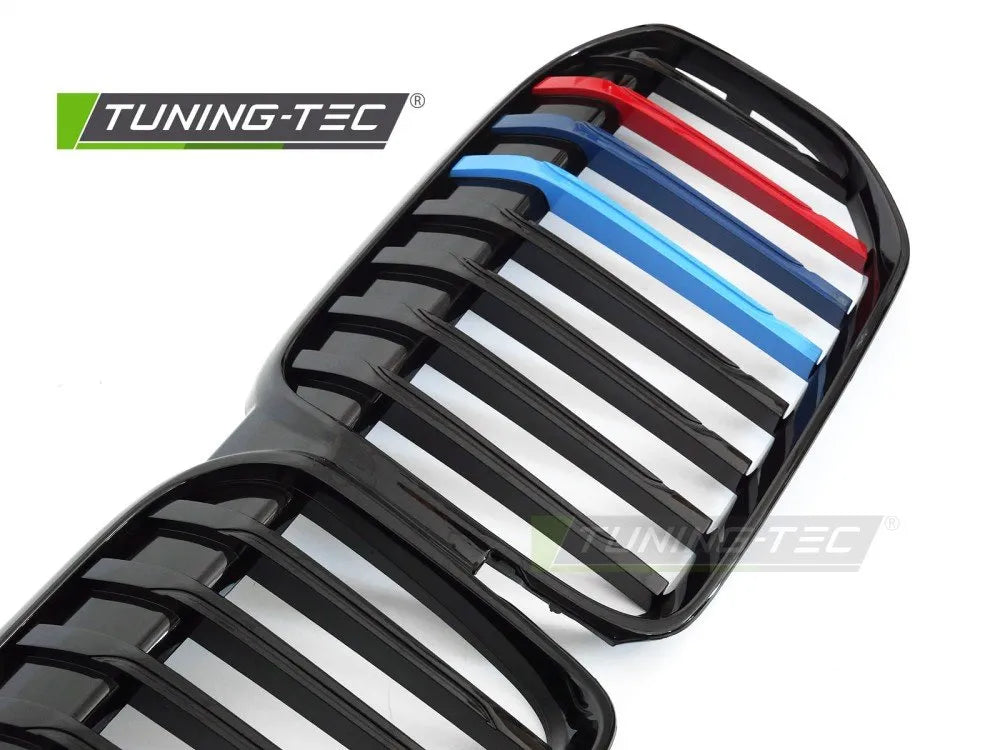 Grila Negru Lucios TRI-COLOUR pentru BMW G11 / G12 LCI 19-22 - GRBMO0