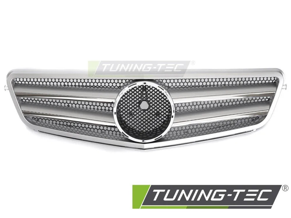 Grila SPORT ARGINTIU CROM pentru MERCEDES W204 / S204 07-14 - GRME67