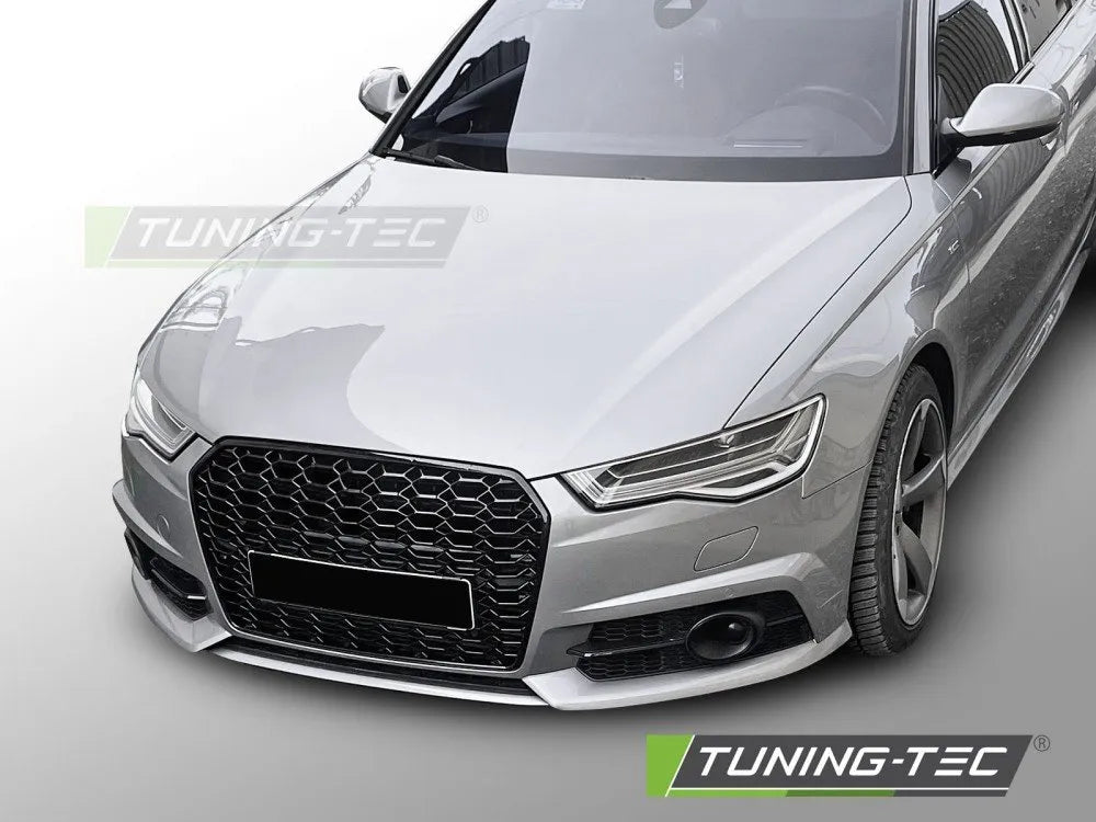 Grila SPORT GLOSSY BLACK pentru AUDI A6 C7 14-18 - GRAU89