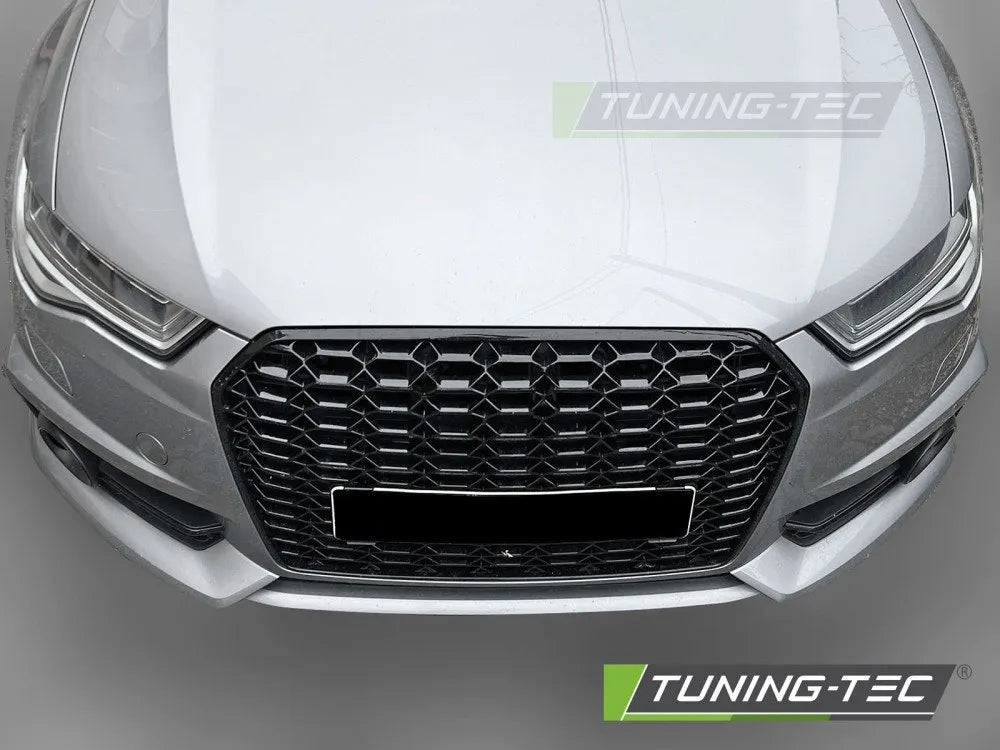 Grila SPORT GLOSSY BLACK pentru AUDI A6 C7 14-18 - GRAU89