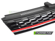 Grila SPORT GLOSSY BLACK/RED pentru VW GOLF 7 17-19 - GRVW37