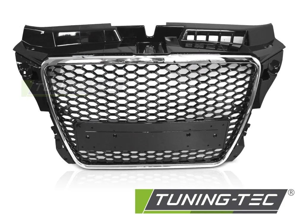 Grila SPORT NEGRU CROM PDC pentru AUDI A3 8P 08-12 - GRAU94